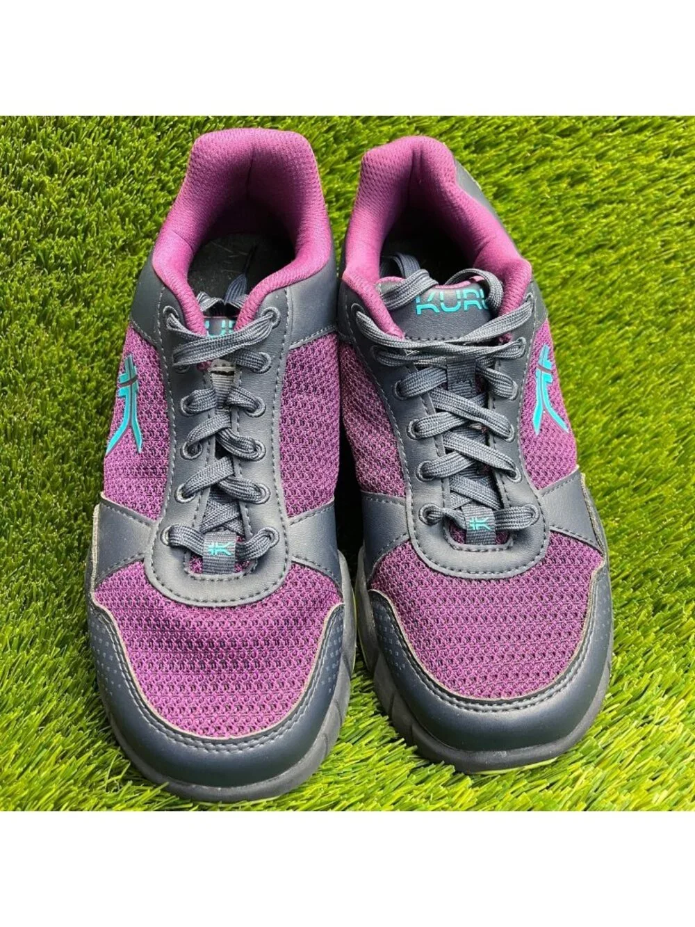 Kuru Quantum 2.0 Womens Size 8D Purple Blue Athletic Running Shoes Sneakers
